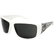 Dragon Alliance Calaca Men's Medium Fit Casual Sunglasses w/ Free B&F Heart Sticker Bundle - White Hex/Grey