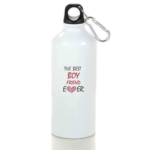 The Best Boy Friend Aluminum Vacuum Insulated Water Bottle White 600ml