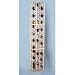 Country Pine Three Column Wine Bottle Rack - Holds 66 Bottles