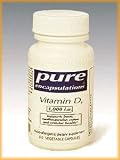 Pure Encapsulations Vitamin D3 1000IU 60 Capsules