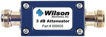 Wilson Electronics 3 dB Attenuator with N Female Connectors