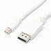 ミヨシ Mini DisplayPortから直接Displayport搭載機器に接続が可能! DPC-DP01/WH ホワイト