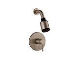 Graff G-7120-LM3B-BN Perfeque Contemporary Pressure Balancing Shower Set, Brushed Nickel