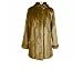 Dennis Basso Pelted Faux Sable Coat with Convertible Collar