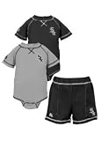 Chicago White Sox 3 Piece Baby Creeper Set