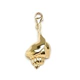 Shell Charm in 14K Yellow Gold