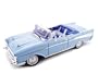 1957 Chevrolet Bel Air Convertible Blue Diecast Model 1:18