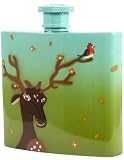 Review   / Pylones Stainless Steel Pocket Liquor Flask - Deer & Bird