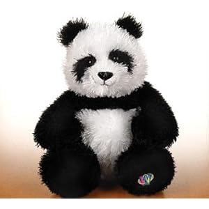 Webkinz Black White Panda Plush