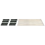 Derale 16743 Electric Fan Mounting Kit with Metal Rods