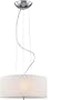 Lite Source LS-19148 Olwen 18-Inch Ceiling Lamp, Chrome with White Paper Shade