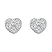 925 Stirling Silver Fancy CZ Stud Earrings title=