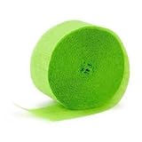 Apple Green (Lime Green) Crepe Streamer - 81'