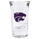 Kansas State Wildcats Fluted Shot (Set of 2)