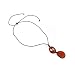 Tagua Nut Orange Pendant-2-Piece Tagua Good in a Nutshell Pendant [2-Piece Tagua - Orange]