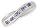9ct White Gold Tanzanite and Diamond Half Eternity Ring