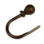 Classic Ball 1.25" Holdback in Black (Set of 2)