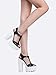 T-Strap Lug Sole Platform Chunky Heel Dress Sandals