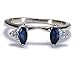 Marquise Sapphire & Diamond Ring Wrap Guard