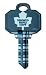Toronto Maple Leafs Schlage SC1 House Key