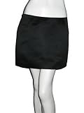 SEATON Silk Mini Skirt in Black