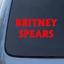 BRITNEY SPEARS - Circus Womanizer - Vinyl Car Decal Sticker #1844 | Vinyl Color: Red