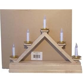 LED 5 LIGHT BATTERY OPERATED CANDLE ARCH by SHOPZEUS