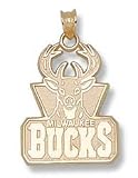 Milwaukee Bucks New Logo 1" 10K Charm/Pendant