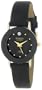 Armitron Women's 75-2447BLK NOW Diamond Accented Gold-Tone Black Leather Watch