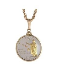 Hawaii State Quarter Hawaiian Jewelry Gold on Silver Pendant