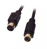 Ex-Pro - Standard - Extender Gold SVHS S-VHS Video Lead Cable for Video Connection, Male to Female Extension Cable - Gold Plated connections - OFC Free. 10m
