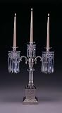 Schonbek 71082-22 Heirloom Gold Dorchester Crystal Three Light Up Lighting Candelabra from the Dorchester Collection