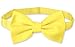 Men's Dress Vest & BowTie Solid GOLDEN YELLOW Color Bow Tie Set Large