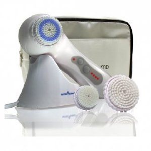 Nutra Sonic Essential Series PE8008W Face and Body Cleansing Brush White 4-speed