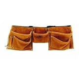 Custom Leathercraft I370X-3 8-Pocket Leather Apron