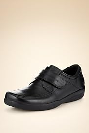 Airflex™ Comfort Wide Fit Leather Riptape Shoes with Stormwear™