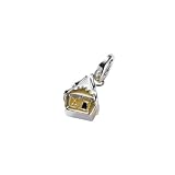 FOSSIL JF85578040 Charm Anhänger X-MAS Lebkuchenhaus Schmucksteine