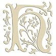 Monogram Embroidered Guest Towel - H - 1 Hand Towel