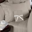 1200 Thread Count Queen 4pc Bed Sheet Set Egyptian Cotton Deep Pocket Taupe