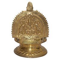 Religious Gifts Metal Craft Unique Handmade Indian Artifacts Height 4.5 inches (lanp014)