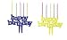 Happy Birthday Candle Holder with 5 Candles