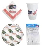 Florida Gators 96 Piece Plastic Dinnerware Set