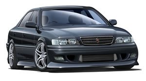 Cover image : 1/24 痛車 No.10 うみねこのなく頃に VERTEX JZX100 チェイサー 後期型
