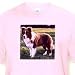 Border Collie Tan and White - Light Pink Infant Lap-Shoulder Tee (24M)