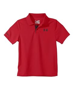 Under Armour Boys' UA Matchplay Polo YXS Red