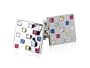 Gorgeous Multi-Colored Crystal Silver Cufflinks with Gift Box