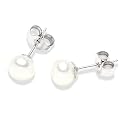 Valero Pearls Valero Classics Damen-Ohrstecker 925 Sterlingsilber Süßwasser-Zuchtperlen weiß ca. 6,0-6,5 mm 181130