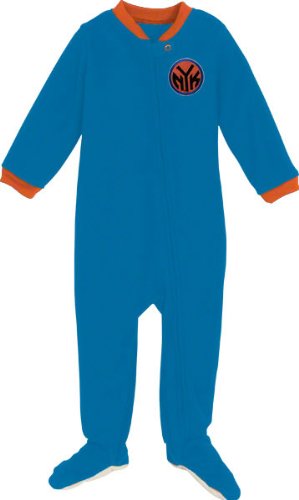 New York Knicks Blue Newborn Blanket Sleeper