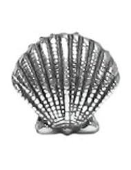 Genuine Zable (TM) Product. 925 Sterling Silver Seashell Charm. 100% Satisfaction Guaranteed.