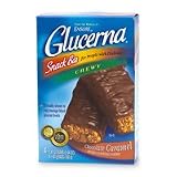 Glucerna Snack Bar for People with Diabetes, Chocolate Caramel 4 ea